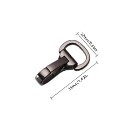 1Pcs Metal Snap Hook Trigger Lobster Clasp Clip Spring Gate for DIY Leather Crafts Handbag Strap Belt Webbing Bag Accessories