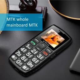 Artfone C1+ Bar Senior Mobile Phone LTE 4G Net With Charging Dock Big Keypad  For Elderly Single Sim One Key SOS FM 1400mAh Cell