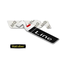 Car-Styling Metal Stickers N LINE Emblem Grille Badge For Veloster Accent Kona Elantra Ix25 Ix35 i30 i20 Sonata Tucson Kona