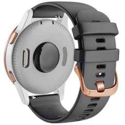Rose Gold Buckle 18 20 22mm Soft Silicone Wrist Band For Garmin Venu 2 2S SQ Vivoactive 3t 4 Forerunner 745 Watchband Bracelet