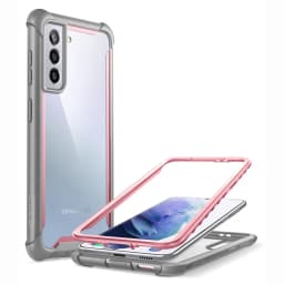 For Samsung Galaxy S21 Case 6.2inch (2021 Release) I-BLASON Ares Full-Body Rugged Bumper Cover WITHOUT Built-in Screen Protector