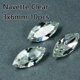 Different Shapes Super Clear 10PCS Rhinestones Glass DIY Accessories Crafts Crystal Jewels Beads For Nail Art Garment Decoration