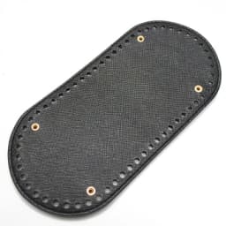 25x12cm Bag Bottom Oval Leather Bottoms with Holes Bag Accessories Handmade PU DIY Part for Handbag Crossbody Messenger Bags