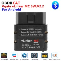 OBDIICAT-VLinker MC/MC+ ELM327 Bluetooth 3.0/4.0 OBD2 ELM 327 WiFi Car Diagnostic for iOS Android Scanner Auto Tool