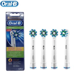 Original Oral B EB50 Brush Heads Cross Action 16 Degree Angle Spare Dental Nozzles for Electric Toothbrush D12/D16/DB4010/DB4510