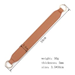 High Quality Genuine Leather Bag Strap Wide Strap Handle Belt Band Luxury DIY Shoulder Strap Women Handbag Accessories