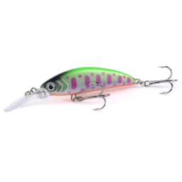 1pcs 6g/7cm Minnow Stream Fishing Lure Mini Trout Baits Small Whopper Vibrating Light Sinking Fish Crankbait Japan Winter Tackle