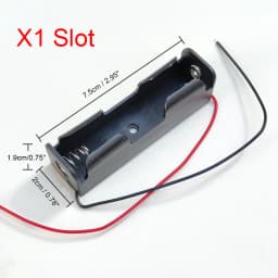 18650 Power Bank Cases 1x 2x 3x 4x Battery Storage Box 1 2 3 4 Slot Way DIY Batteries Clip Holder Container With Wire Lead Pin