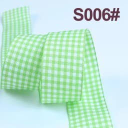 5Yards/Roll Plaid Ribbons Grosgrain Ribbon Gift Wrapping Polyester Ribbon Handmade DIY Bow Wedding Party Home Decor
