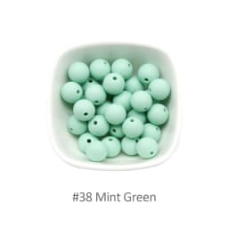 Cute-idea 50pcs Silicone Beads 12mm Food Grade Baby Loose Rounds perles Beads DIY Pacifier Chain Toys Accessories Baby Goods