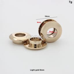 10-30-100pcs 6 colors 5-8-10-11mm inner polished eyelets for lady handbag decoration accessories chain purse hardware