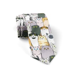 Funny Harajuku 3D Printing Cute Cartoon Men Tie New Men Polyester Necktie Novelty Kawaii Animal Avatar Ideas Necktie