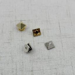 50pcs 10pcs 8mm Copper metal screw type pyramid rivet bag studs perforated copper rivet button