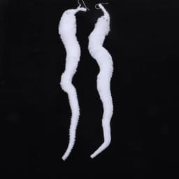 New Lovely Funny Long Plush Worm Drop Earrings For Women Personality Animal Insect Dangle Earrings Fashion Party Jewelry