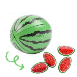 Simulation Magnetic Montessori Fruit Play House Strawberry Watermelon Banana Durian Seasoning Baking Toy Wooden Educational Toys