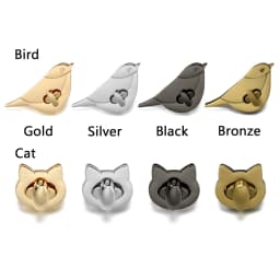 Metal Bag Turn Lock For DIY Decor Leather Craft Cute Cat/Bird Clasp Locks Handbag Shoulder Bags Hardware Decoration Accessories