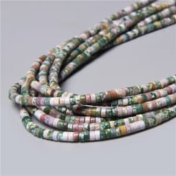 4x2mm Natural Flat Disc Round Stone Crystal Jades Spacer Beads Charm Jewelry Making Handmade Bracelet Necklace Earring Accessory