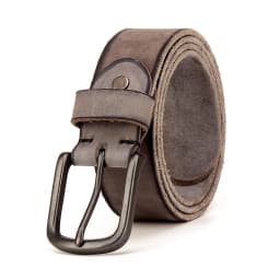 Top Cow genuine leather belts for men jeans Do old rusty black buckle retro vintage mens male cowboy belt ceinture homme