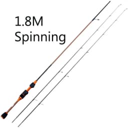 Skmially Spinning rod carbon ul 1.8m 1.68m0.8-5g ultralight casting fishing rod fishing accessories vara de pesca