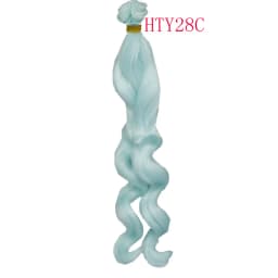 Russian Handmade Doll Hair 25 cm High Temperature Curly Hair for 1/3 1/4 1/6 BJD DIY Curly Doll Wigs Tree