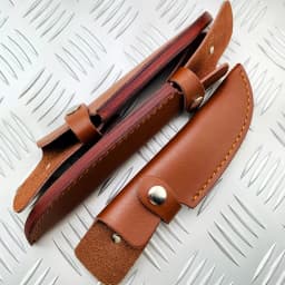 Cowhide Knife Sheath Outdoor Small Straight Knife Set Belt Loop Hunt Multi Holster Carry Sheath Leather Scabbard