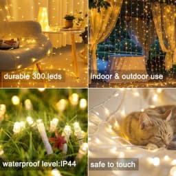LED Icicle Curtain String Light Window Fairy Lights 8 Lighting Modes Christmas Decoration 2026 Street Garland Ornaments New Year