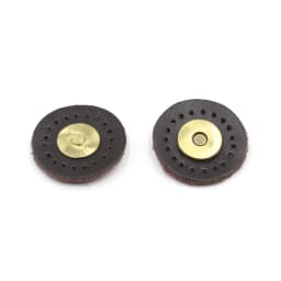 5 Sets Circular Shape Leather Buckles Purse Clasp Card Pack Hasp Clasp Hasp Buttons Diy Bag Accessories