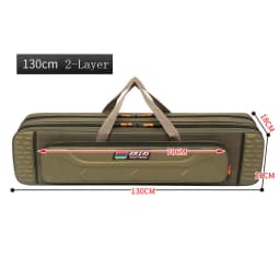 2/3/4 Layer 100/120/130CM Fishing Rod Bag Multifunctional Large Capacity Pole Reels Bait Storage Case Travel Carry Tackle Gear