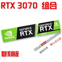 Original RTX 3090TI 3080TI 3070 3060 Desktop Sticker Laptop Graphics Card Label