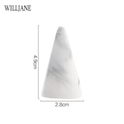 Solid Jewelry Ring Display Stand Solid Finger Shape Ring Photography Presentation Holder Exhibition Storage Rack Wood Acrylic