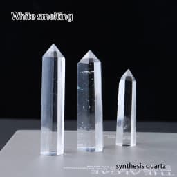 36 colours Crystal Hexagonal Prism Natural Rose Quartz Wand Energy Amethyst Tower Home Furnishing Decoration
