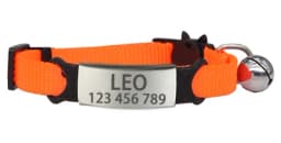 Pet ID Tag Custom collar Personalized Labels Free Engraving Cat Collar Cute Nylon Adjustable Safety Breakaway Small Dog Necklace
