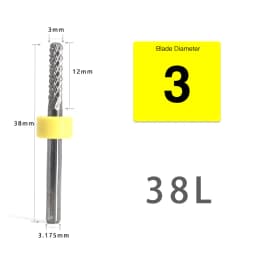 VACK 10Pcs/lot Endmill 0.5-3.175mm Corn Carbide Tungsten PCB Milling Cutter Set PCB Machine Router Bit Engraving End Mill Tools