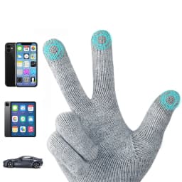 Touch Screen Cashmere Gloves for Women Men Winter Warm Thermal Knitted Double-Layer Thickened Windproof Cold-proof Woolen Gloves