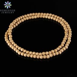 SOMESOOR 8mm Round Beads String Necklace 45cm Length Colorful Chain DIY Handmade Dangle Accessories Jewelry For Man Women Gifts