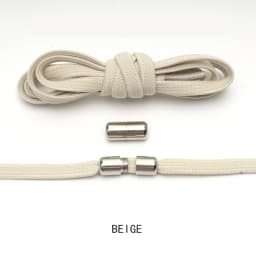 New Flat No Tie Shoelaces Elastic Metal Lock Shoe laces Special Creative Kids Adult Unisex Sneakers Shoelace Fast Lazy Laces