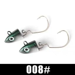FTK Soft Black Minnow Jig Head 5g 12g 25g Fishing Lure Wobblers Jig Head Silicone Baits Crank Hook Jigging Bass Pike Zander