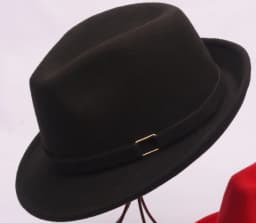 New Spring Autumn Short Brim Wool Felt Fedora Hats Retro Panama Hat Men Women Dress Hat Jazz Trilby Cap Wholesale