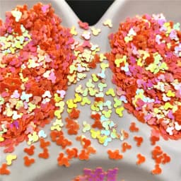 30g/Lot 4mm Mouse Head Loose Sequins Glitter Paillettes For DIY Nail Craft, Craft Making, Wedding Decoration Confetti Wholesale