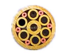 6mm Mosaic Pin Rivets for Knife Handle Screw Brass Mosaics Rivets Nail Steel Tube More Design Exquisite Style Length 90mm