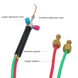 NIPUIKA Gold Welding Torch Mini Smith Soldering GoldSmith Equipment With 5 Tips Jewelry Making Tools