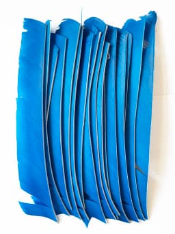 LW 50 Pcs Full Length (7-10 inch) Archery Fletches Natural Tureky Feathers Hunting Arrow Fletching for Bow DIY Accessories