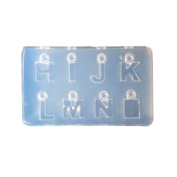 1 Pc Mini Letters Numbers 3D Nail Art Decorations UV Crystal Epoxy Mold Nail Ornaments Silicone Mould DIY Crafts Jewelry Casting