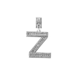 JINAO 2021 NEW Baguette Rectangular Zircon Letters Pendant High Quality Iced Out Charm AAA+CZ Necklace With 4mm Tennis Chain