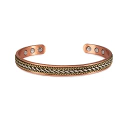 Pure Copper Magnetic Bracelet Benefits 8.3mm Adjustable Cuff High Magnet Bangles Arthritis Pain Relief Energy Jewelry Female