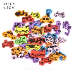 Geometric Figure Foam Sticker Star Heart Animals Foam Stickers Kid Toy Early Educational learning kindergarten Craft Diy Toy GYH