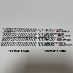 Wholesale car styling rim sticker RAYS VOLK TE37 CE28 RACING WORK ADVAN ENKEI SSR WEDSSPORT PVC decoration tire wheel sticker wa