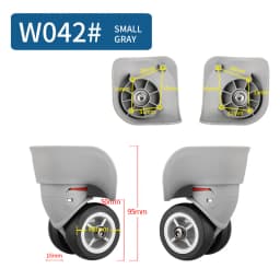 Universal Wheel Luggage Makeup Suitcase Accessories In Wheels Trolley Fashion Suitcase Accessory Rolling Wheels Repair Casters