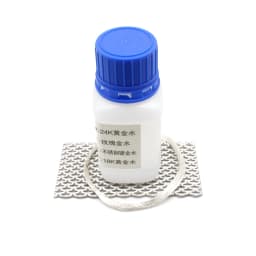 Jewelry Plating Solution Set Rose Gold 24K Gold Platinum Electroplating Water with Titanium Mesh Waterline
