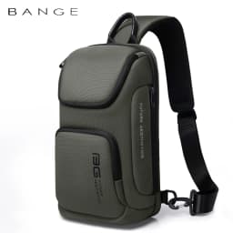 BANGE Crossbody Bag For Men Portable Waterproof Shoulder Messenger Bags Male Travel Short Trip Chest Bag Fit For 9.7 Inch iPad